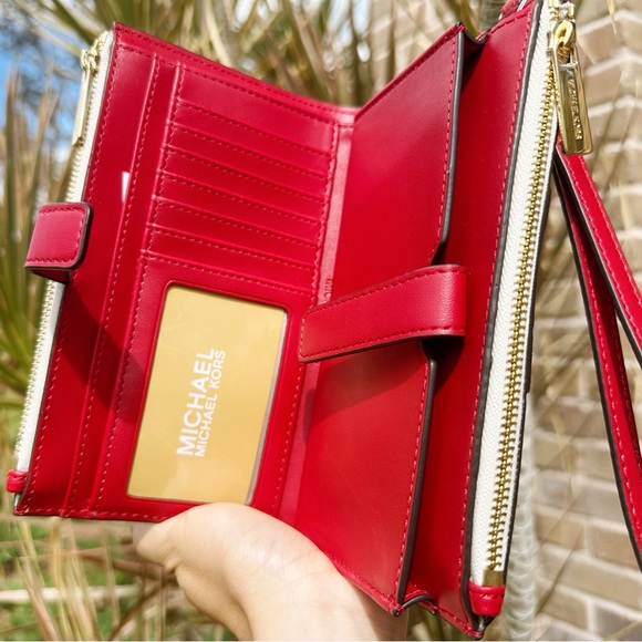 Michael Kors Large Double Zip Phone Wristlet - Picture 3 of 3